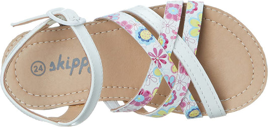 Skippy Adjustable Buckle Strap Open Toe Sandals for Girl