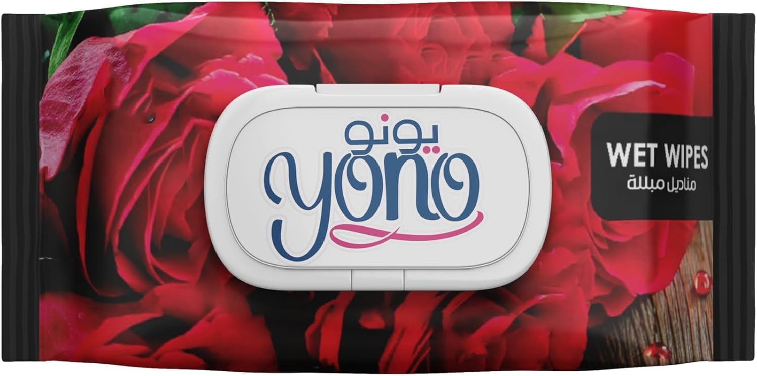Yono Baby Wipes Rose Scent 72 Wipes Pack of 2