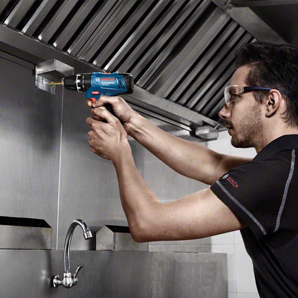 مثقاب صدمات لاسلكي BOSCH GSB 120-LI – احترافي ببطارية ليثيوم أيون – Safqqa Egypt