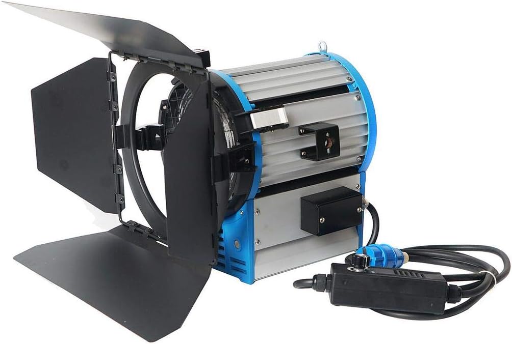 cametv Pro 2000W Fresnel Tungsten Light + Dimmer Built-In Light