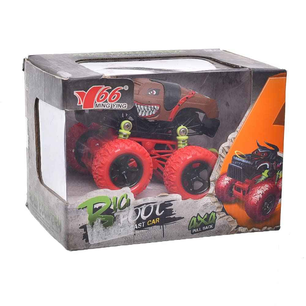 Jumbo energy race bia fool die-cast car with dog design for children - multi color