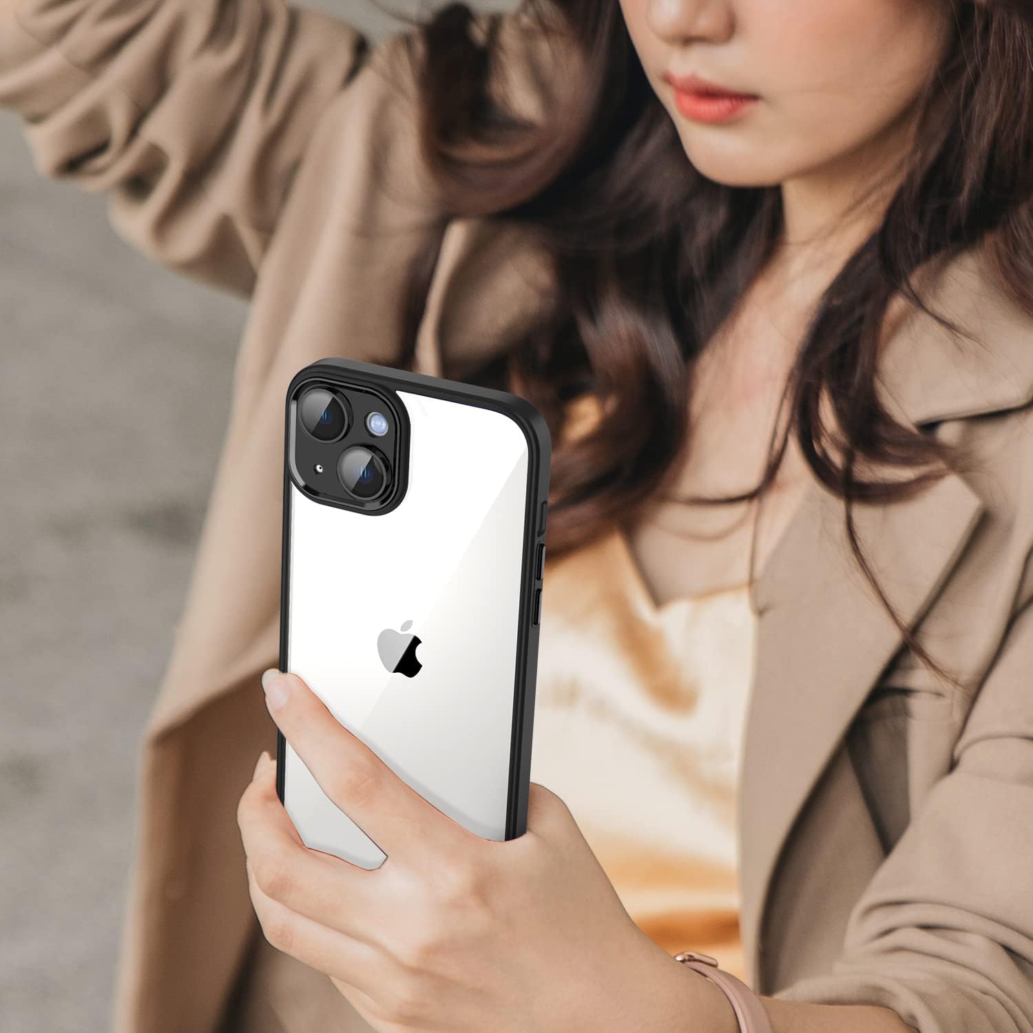 Dl3 Mobilak Compatible with iPhone 11 6.1-Inch Case, Military-Grade Shockproof Anti-Yellowing, Slim Protective Phone Case Full Bumper Cover With Camera Lens Protective - Black
