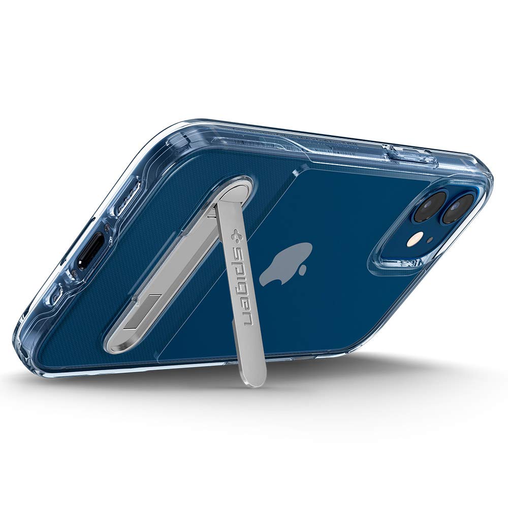 غطاء حماية Spigen Slim Armor Essential S مصمم لهاتف iPhone 12 Mini (5.4 بوصة) - شفاف كريستالي