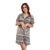 Elegant Womens Night shirt half sleeves Pajama Set