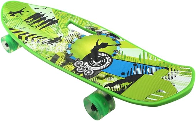 Gears skateboard 71cm complete skateboard for beginners kids and adult - multicolor H1921