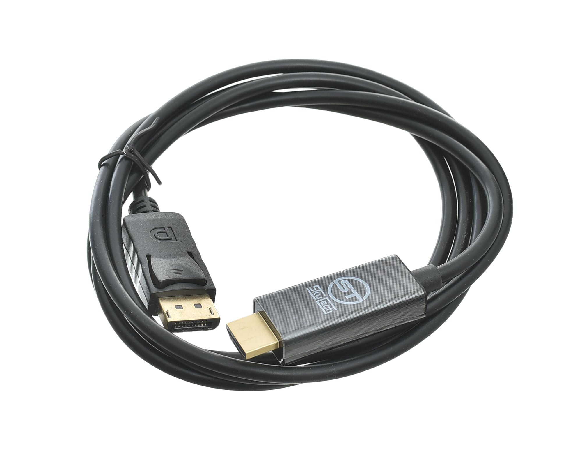 كابل ST 4K من DisplayPort إلى HDMI متوافق مع الحاسوب الشخصي - أسود