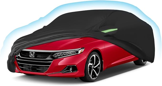 Proadsy Car Cover for Honda Accord 2019-2022 2023, Waterproof,  Black