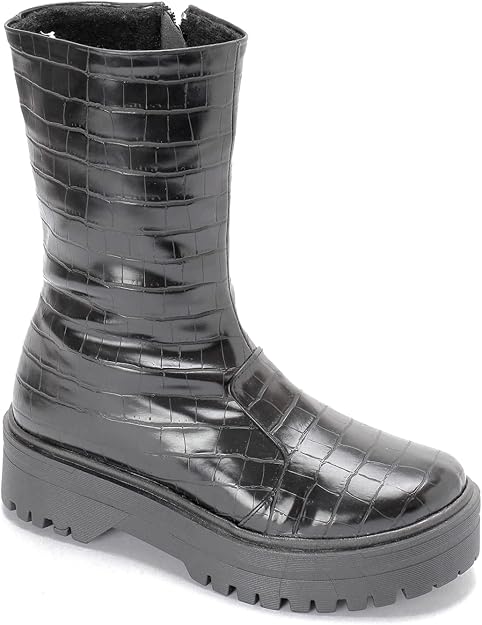 Trust Group Women Boots Black Ankle Casual Boots – Safqqa Egypt