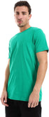 Ravin Men's Ribbed Crew Neck Solid Basic Cotton T-Shirt