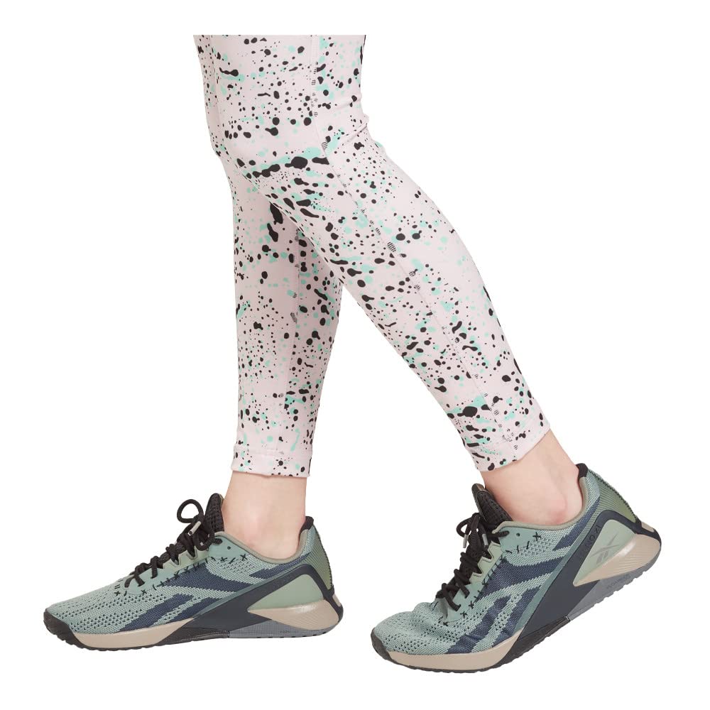 بنطلون ضيق للنساء مناسب للمسابقات الرياضية مطبوع بالكامل للنساء من ريبوك