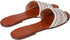 SWAY Women Slippers White Casual Comfort Slip-On Slippers