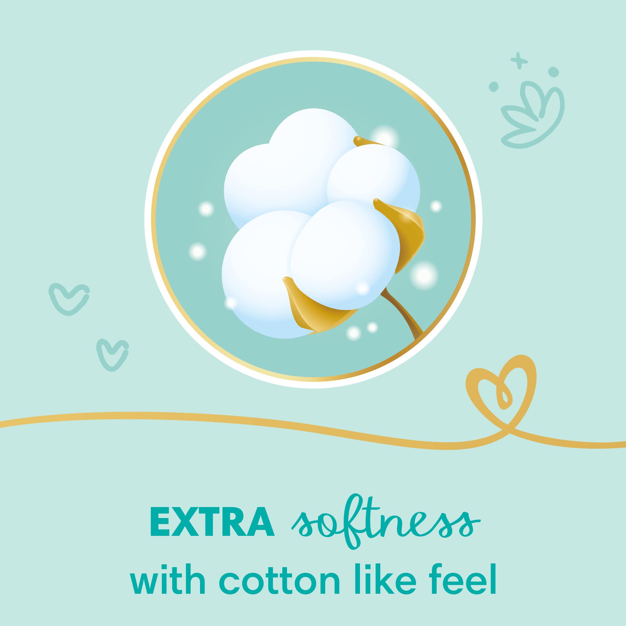 Pampers premium extra care diapers, size 2, 3-8 kg, with lotion with aloe vera, 96 baby diapers - Safqqa Egypt
