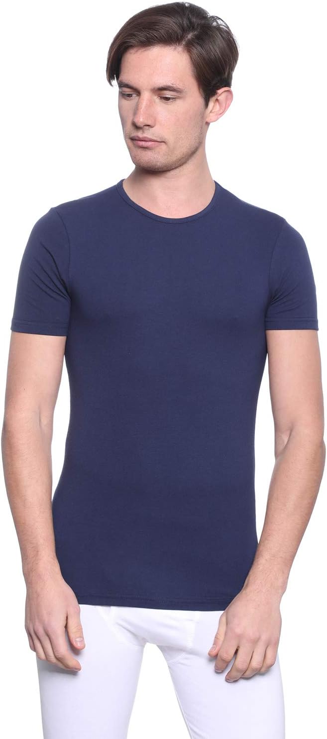 قميص داخلي رجالي Dice برقبة دائرية وأكمام قصيرة