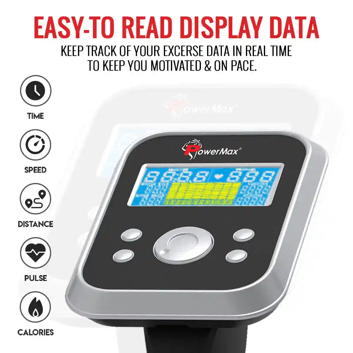 جهاز التمارين  باور ماكس فيتنس EH-800 هو آلة مثالية للتمارين المنزلية تمنحك تمرينًا متكاملًا للجسم مع راحة وثبات عاليين. يتميز بنظام مقاومة مغناطيسي يوفّر حركة سلسة وهادئة،