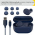 Jabra Elite 8 Active True Wireless Earbuds – Bluetooth Sports Earbuds with Secure in-Ear Fit for All-Day Comfort - Military Grade Durability, Active Noise Cancellation, Dolby Surround Sound - Navy