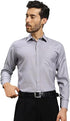 Styleville.in Men Formal Shirt Dark Grey Classic Office Wear