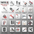 Yato YT-82049 Electric Drill 500W with Drill Bit Set