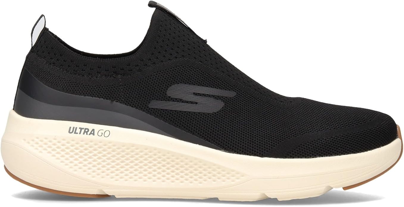 Skechers Men Running Shoes Black Lightweight Sports Shoes