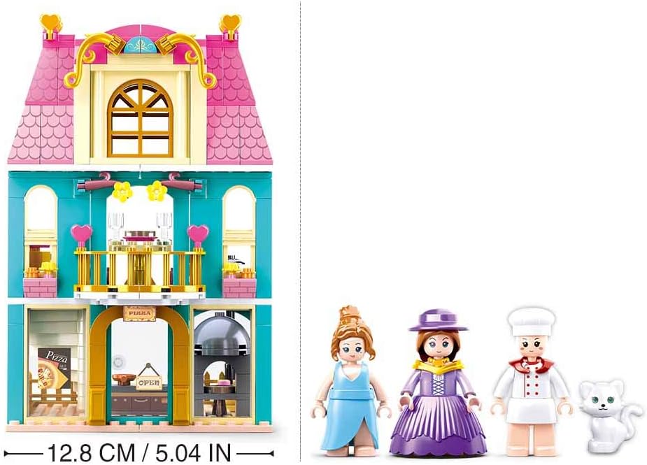 Sluban Building Blocks Pizza Shop Set M38-B0875 Kids Construction Toy – Safqqa Egypt