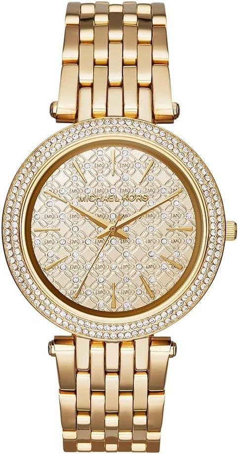 Michael Kors Womens Quartz Watch, Analog Display and Stainless Steel Strap MK3398