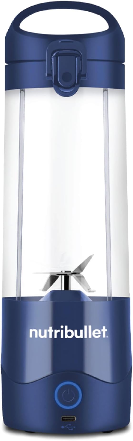 NutriBullet Portable Blender 475ml Navy Blue NB-PB475B – Safqqa Egypt