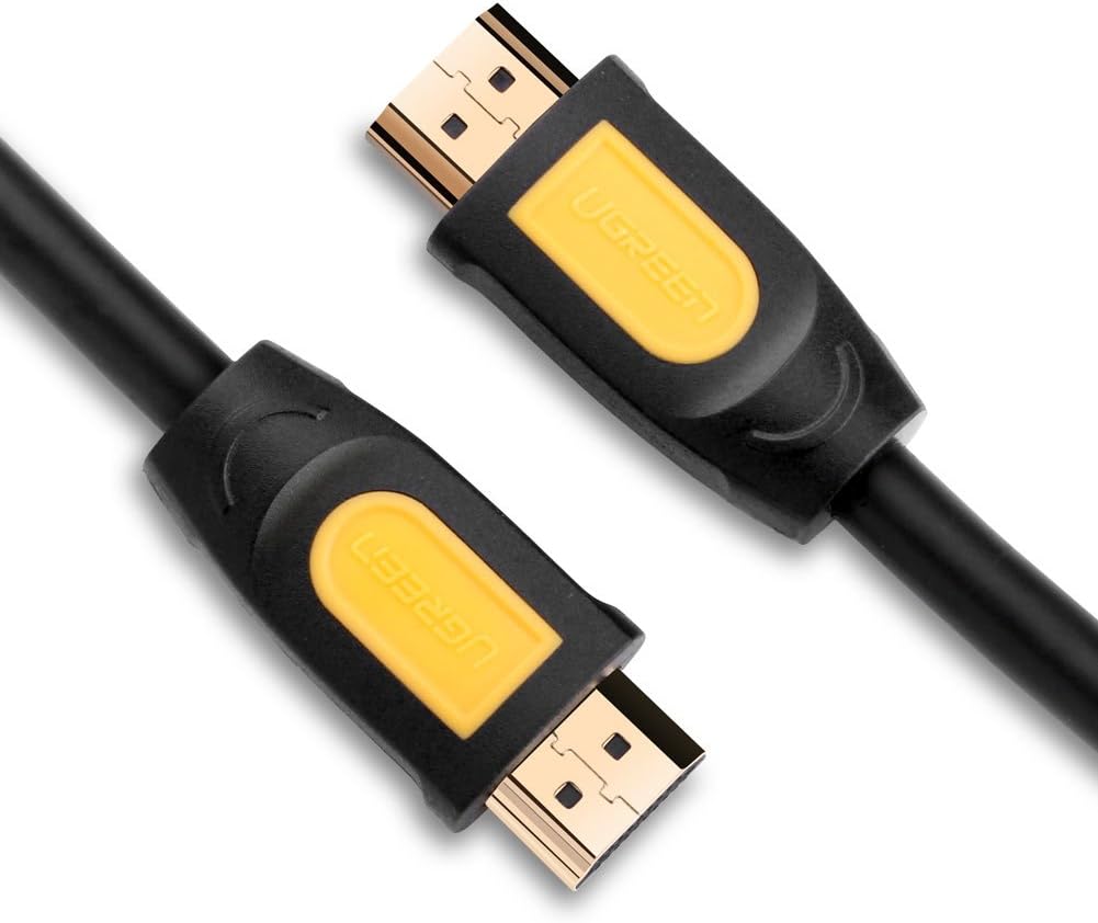 UGREEN High Speed HDMI Cable 2m with Ethernet, Gold Plated – Supports 1080P Full HD & 3D