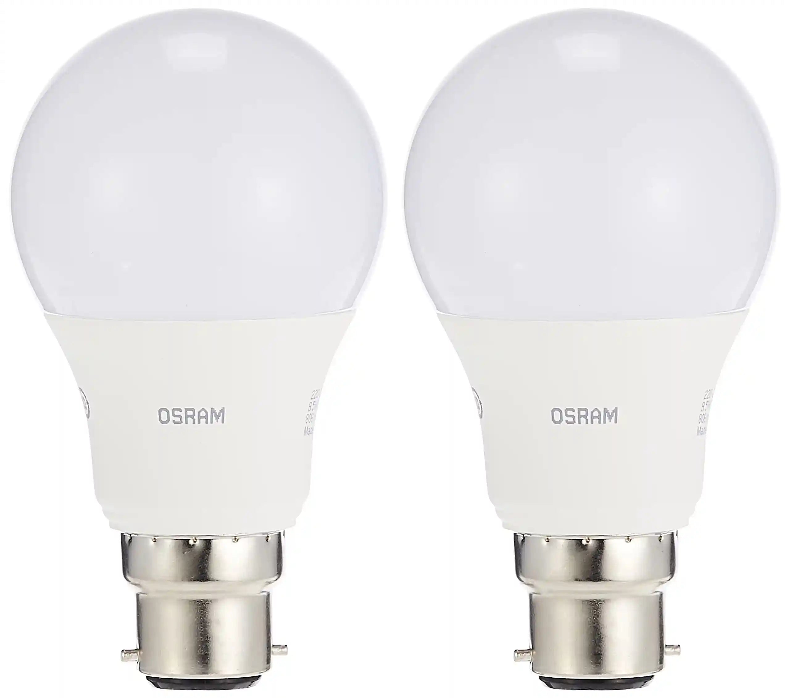 لمبات إل إي دي بقوة ٩٫٥ واط من أوسرام بقاعدة دبوسية B22d تأتي بدرجة ضوء نهاري ٦٥٠٠ كلفن، لتمنح إضاءة قوية وواضحة مع استهلاك منخفض للطاقة. توفر أداءً طويل الأمد وسطوعًا ثابتًا،