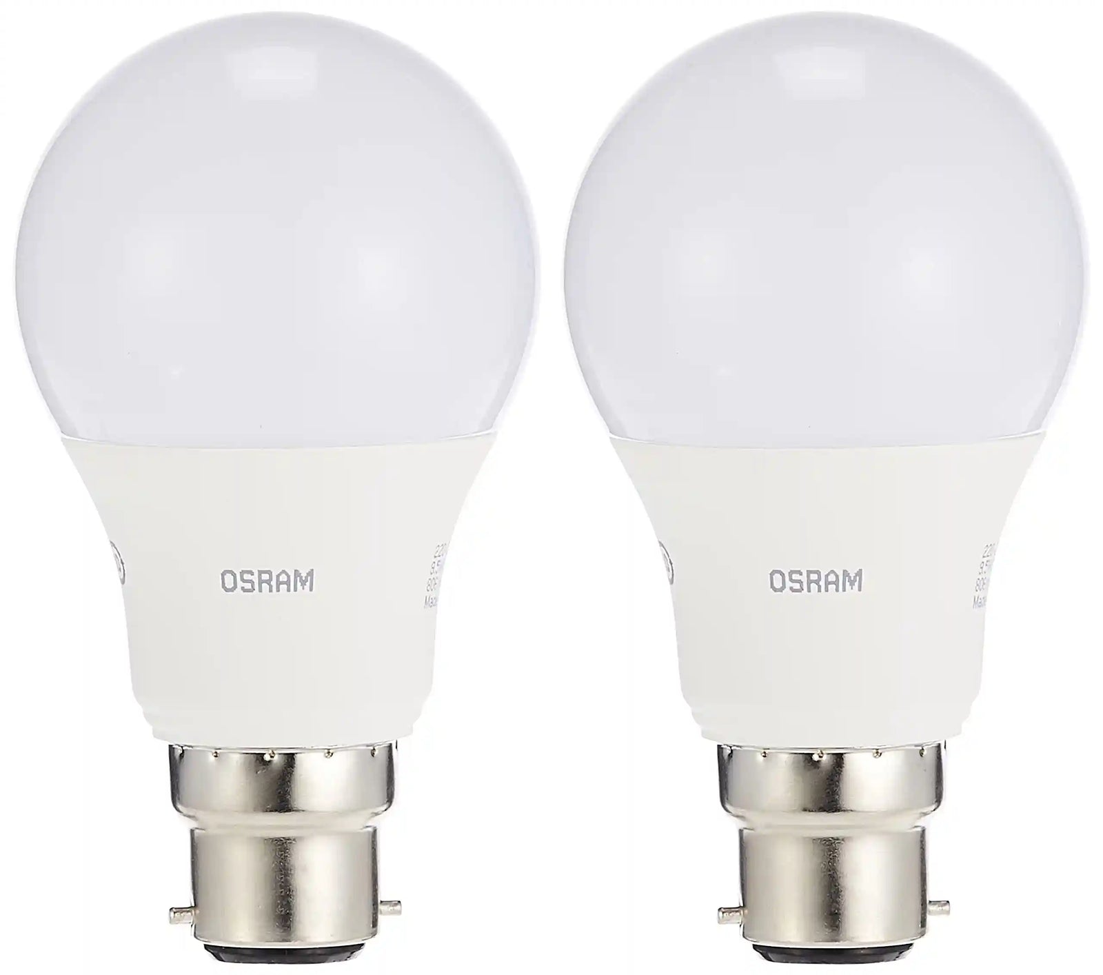 لمبات إل إي دي بقوة ٩٫٥ واط من أوسرام بقاعدة دبوسية B22d تأتي بدرجة ضوء نهاري ٦٥٠٠ كلفن، لتمنح إضاءة قوية وواضحة مع استهلاك منخفض للطاقة. توفر أداءً طويل الأمد وسطوعًا ثابتًا،