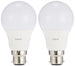 Osram LED Value 9.5w Pin Base B22d, Day Light 6500K Bundle Pack of 2, White, - Safqqa