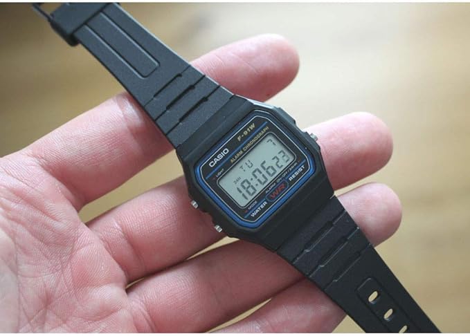 Casio F91W-1 Men Casual Watch Black Digital Quartz