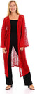 JAMILA Women's Open Neckline Loose Knitted Cardigan - Safqqa