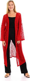 JAMILA Women's Open Neckline Loose Knitted Cardigan - Safqqa