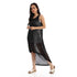 EEZEEY Womens High Low Sleeveless Net Coverup High Low Sleeveless Net Coverup