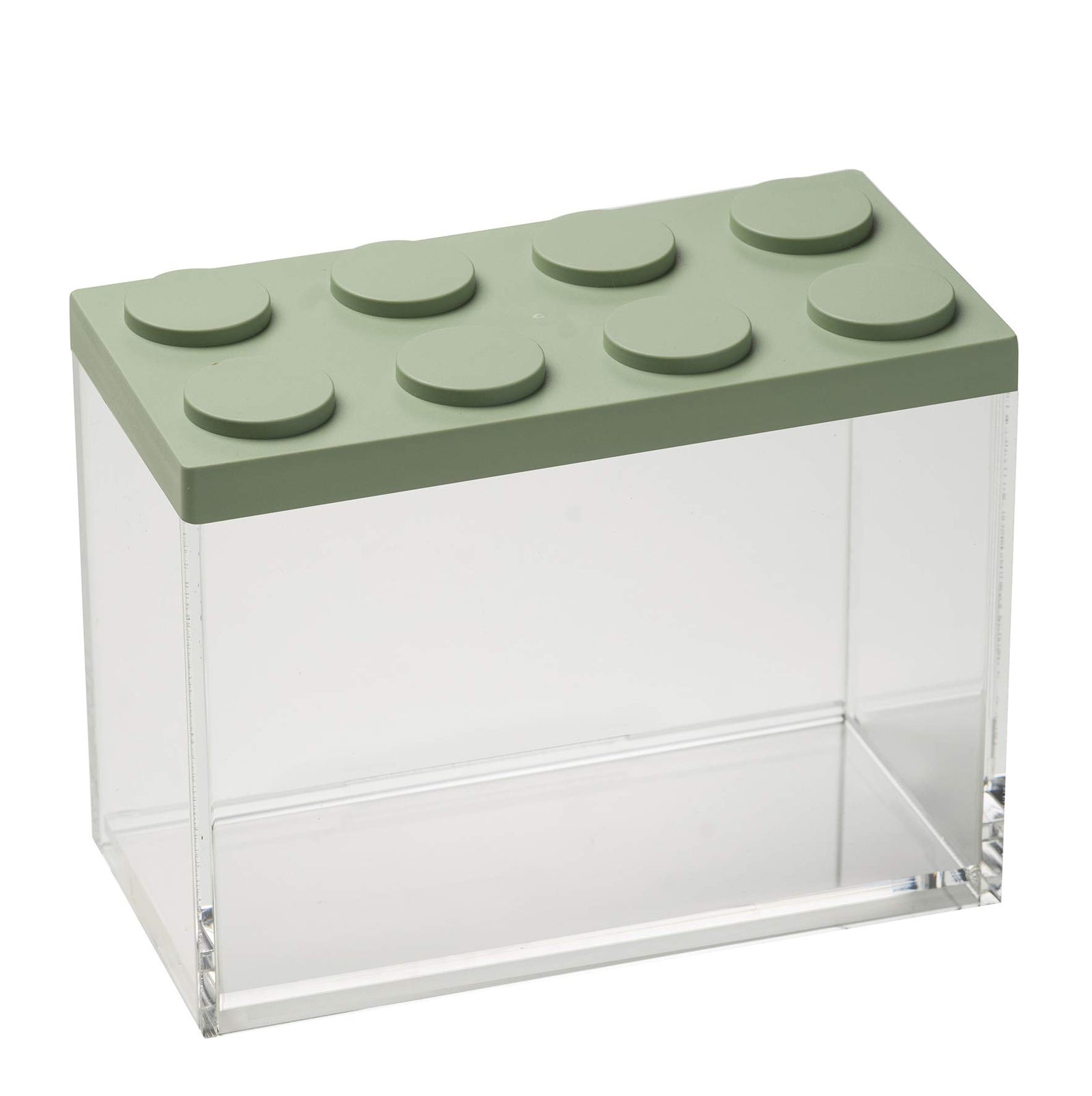 Omada BRICKSTORE Container Sage Green 10x20x15.5 cm, Capacity 2L