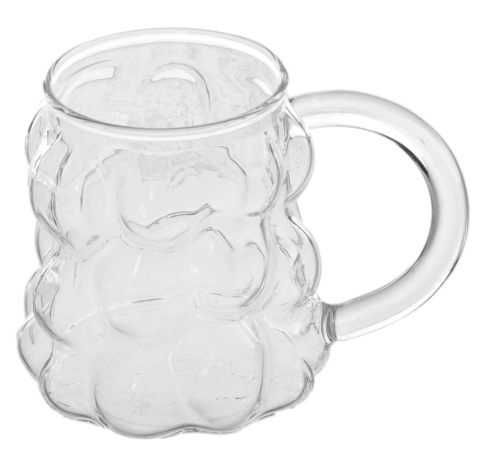 Bubbles Glass Mug 170ml – Clear Transparent Design