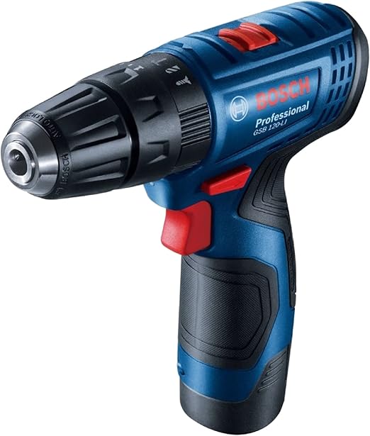 Bosch Professional GSB 120-LI Cordless Hammer Drill with 2 Batteries and Case – Safqqa Egypt