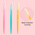 Top Select Eyebrow Painless Facial Hair Remover Razor for Face, Women and Men (Multicolour) (Pack of 1)