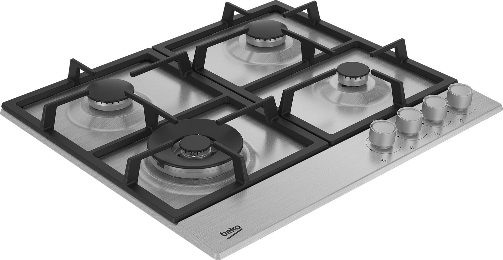 Beko HIAW 64225 SX Built-in Gas Stove with Iron holders