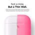 Elago silicone case (compatible with airpods 1 and 2) neon hot pink
