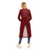 JAMILA Women Self Patterned Open Neckline Long Cardigan