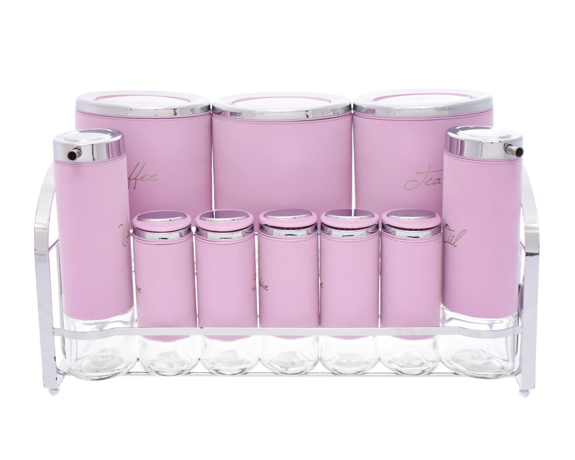 Oxford 270 Round Stainless Steel 11-Piece Spice Set