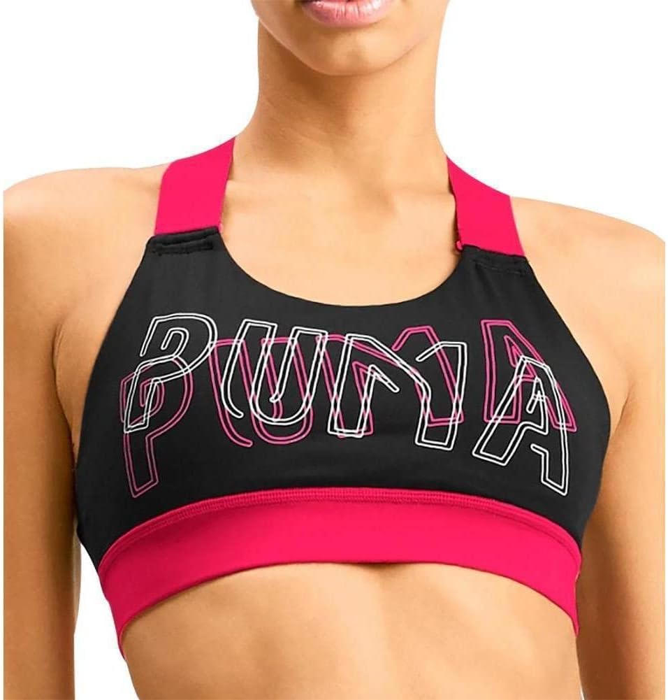 PUMA Women’s Feel It Bra M – Medium Support Sports Bra