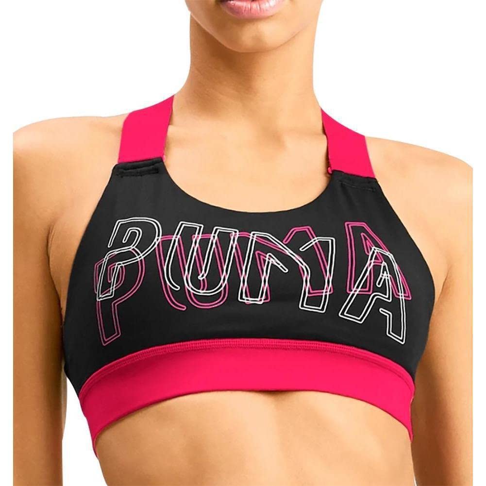 PUMA Women’s Feel It Bra M – Medium Support Sports Bra