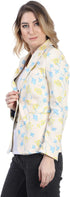 Chica Floral One-Button Fitted Blazer for Women - Safqqa Egypt