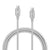 Momax Dc19 Go Link Usb-C To Usb-C Cable [100W] 20V/5A Power Delivery 3.0 Fast Charge Nylon Braided With Built-In E-Marker (1.2M) – Silver - Safqqa