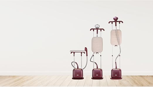 BLACK+DECKER Garment Steamer 2400W Twin Pole GSTD2450-B5 Dark Red