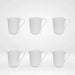 Fathy Mahmoud Porcelain tableware Galaxy Mug Set 6 pcs.- White