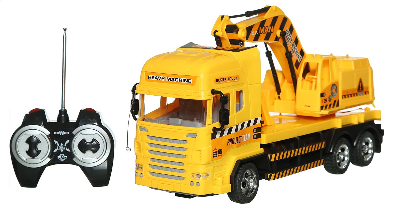 Big Crane Truck With Remote For Boys, Yellow boy toys, girl toys, birthday gift, Christmas gift, growth, fun, for kids