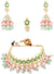 طقم مجوهرات نسائي من ماركة ZAVERI PEARLS موديل ZPFK13538 بتصميم ميناكاري 
