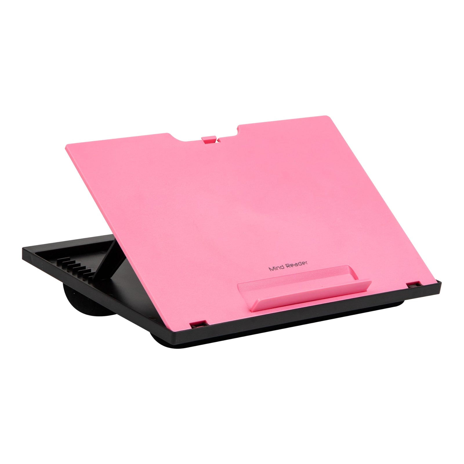 Mind Reader Adjustable 8-Position Lap Desk with Cushions – Pink (LTADJUST-PNK)